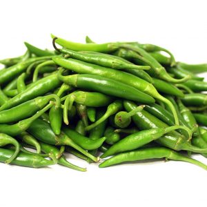 Bird eye chilli green